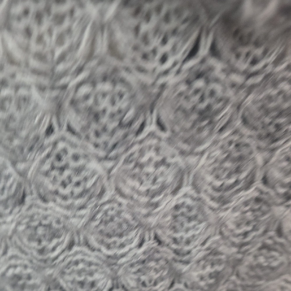 Gray Ruffled Women's Sweater - Picture 3 of 6